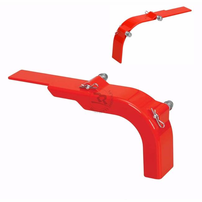 RED PLASTIC CHAIN GUARD KZ