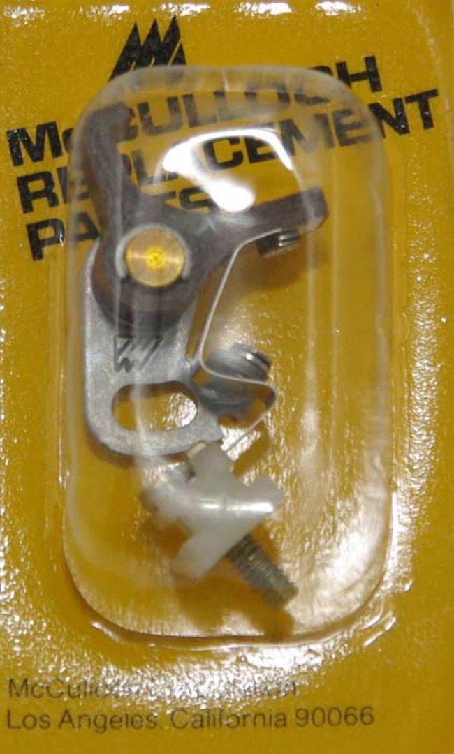 POINTS SET MCCULLOCH KART ENGINE