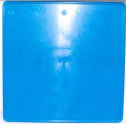 NUMBER PLATE EURO PLASTIC BLUE product image