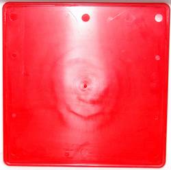 NUMBER PLATE EURO PLASTIC RED product image