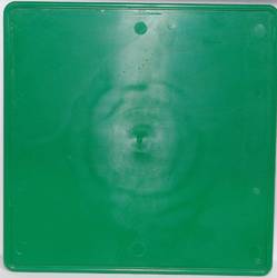 NUMBER PLATE EURO PLASTIC GREEN product image