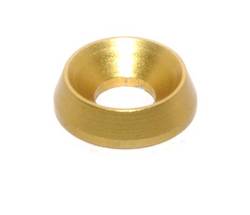 CHASSIS COUNTER SUNK WASHER ALLOY GOLD 8MM X 19MM product image