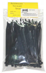 CABLE TIES PLASTIC 140mm BLACK product image