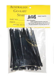 CABLE TIES PLASTIC 100mm BLACK product image