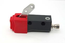 BRAKE MASTER CYLINDER MBA BLACK W/RED BOOT CLEVIS TYPE product image