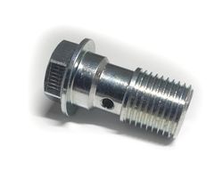 4 M10 X 1.0 Motorcycle Brake Banjo Bolts - Stainless Steel, For Caliper & Master Cylinder