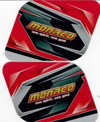 FUEL TANK STICKER SET M4 MONACO 3.5 LITRE product image