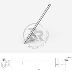 STEERING SHAFT 20mm / 8mm X 500mm BIREL product image