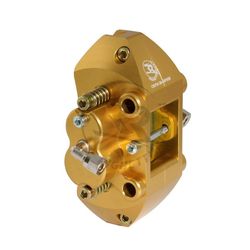 BRAKE CALIPER 4 SPOT BILLET CNC MACHINED GOLD product image