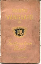 VANGUARD OWNERS MANUAL product image