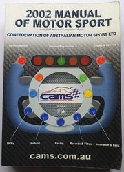 2002 MANUAL OF MOTORSPORT CAMS product image