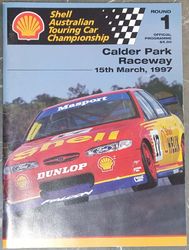 SHELL AUSTRALIAN TOURING CAR CHAMPIONSHIP 1997 ROUND 1 PROGRAM product image