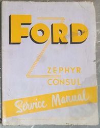 FORD CONSUL/ZEPHYR MARK ONE SERVICE MANUAL  product image