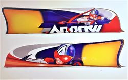 ARROW X1 CAPTIAN ARROW SIDE POD STICKER [SIDE ONLY] product image