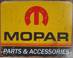 METAL GARAGE SIGN MOPAR product image