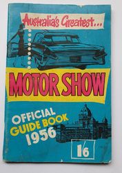 1956 MOTOR SHOW OFFICIAL GUIDE BOOK  product image