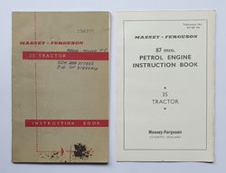 MASSEY FERGUSON 35 INSTRUCTION BOOK product image