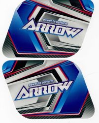 FUEL TANK STICKERS [QTY 2] ARROW KART 6/8.5 LITRE TANK product image