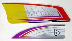 ARROW LH SIDE POD STICKER SET product image