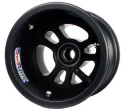 FRONT WHEEL DOUGLAS BLACK  MAGNESIUM 130MM W/BEARINGS product image