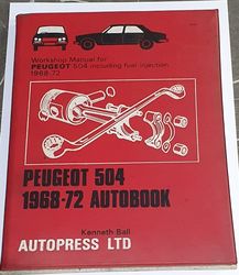 PEUGEOT 504 1968-72 AUTOBOOK product image