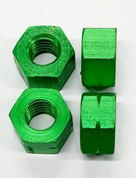 ALLOY 8MM  TIE ROD NUT KIT GREEN product image