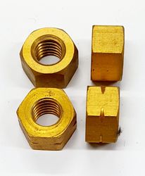 ALLOY 8MM  TIE ROD NUT KIT GOLD product image
