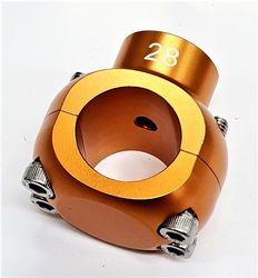 ALLOY CHASSIS CLAMP 28MM GOLD product image