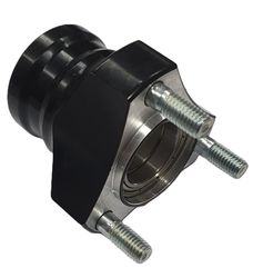 FRONT WHEEL HUB 25MM SHAFT 55MM LONG BLACK ALLOY product image