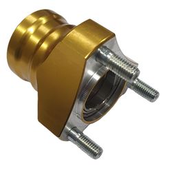 FRONT WHEEL HUB 25MM SHAFT 55MM LONG GOLD ALLOY product image