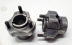 30MM REAR WHEEL HUBS 55MM X 6MM KEY WAY S/HAND [QTY 2] product image