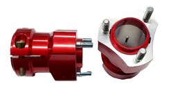 A40MM REAR WHEEL HUBS 80MM RED product image