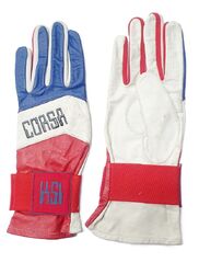 CORSA RED WHITE BLUE GLOVES M product image
