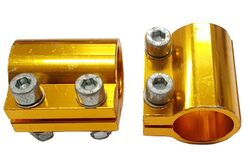 CHASSIS CLAMP 28MM GOLD COLOUR [QTY 2] product image