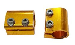 CHASSIS CLAMP 28MM GOLD COLOUR [QTY 2] product image