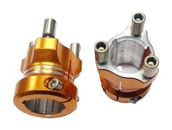 40MM REAR WHEEL HUBS 65MM GOLD SKM product image