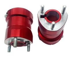 REAR 50MM WHEEL HUB GOLD 85MM RED product image